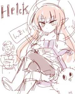 Re:  前世で描いた途中のやつ。 by 🐰